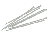 Faithfull Cable Ties White 4.8 x 250mm (Pack 100)