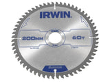 IRWIN Professional Aluminium Circular Saw Blade 200 x 30mm 60T TCG