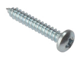 ForgeFix Self-Tapping Screw Pozi Compatible Pan Head ZP 1/2in x 8 Box 200