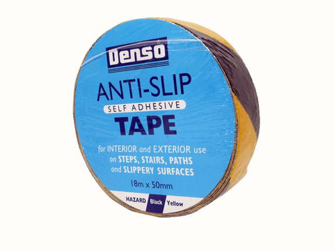 Sylglass Anti-Slip Tape 50mm x 18m Black & Yellow Hazard