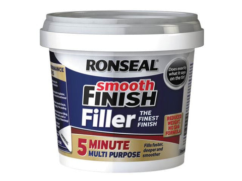 Ronseal Smooth Finish 5 Minute Multi Purpose Filler Tub 290ml