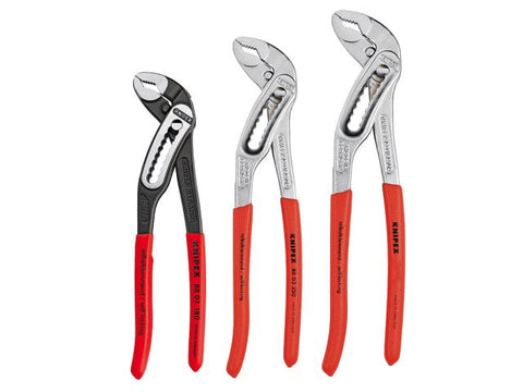 Knipex Alligator® Water Pump Pliers Set of 3 (180mm  250mm & 300mm)