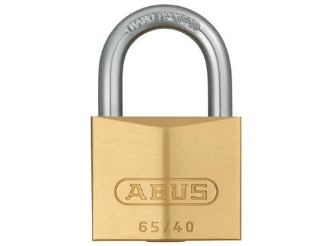 Abus Mechanical 65/40mm Brass Padlock Keyed Alike 6413