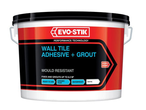 EVO-STIK Mould Resistant Wall Tile Adhesive & Grout 5 Litre