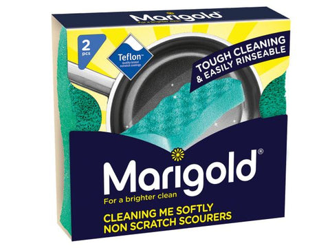 Marigold Cleaning Me Softly Non-Scratch Scourers x 2 (Box of 14)