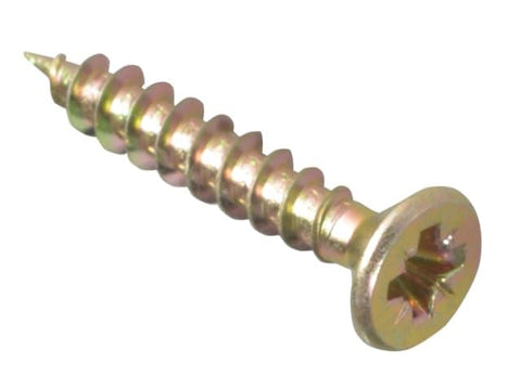 ForgeFix Multi-Purpose Pozi Compatible Screw CSK ST ZYP 4.0 x 25mm Box 200