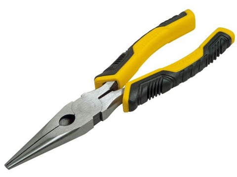 Stanley Tools Long Nose Pliers Control Grip 200mm (8in)