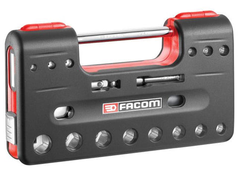 Facom Square Drive 6pt Detection Box Socket Set