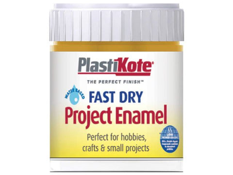 PlastiKote Fast Dry Enamel Paint B33 Bottle Brass 59ml