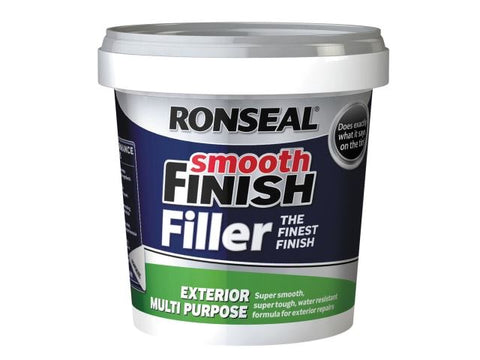 Ronseal Smooth Finish Exterior Multi Purpose Ready Mix Filler Tub 1.2kg