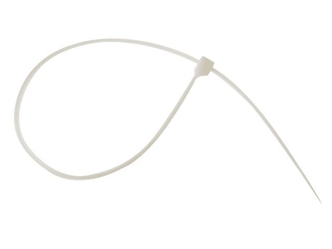 ForgeFix Cable Tie Natural/Clear 8.0 x 450mm (Bag 100)