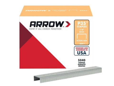 Arrow P35™ Staples 6mm (1/4in) Box 5040