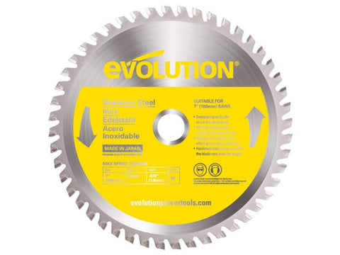 Stainless Steel Cutting Circular Saw Blade 180 x 20mm x 48T