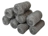 Faithfull Steel Wool, Assorted Grades 20g Rolls (Pack 8)