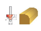 Faithfull Router Bit TCT 6.3mm Rounding Over 1/4in Shank