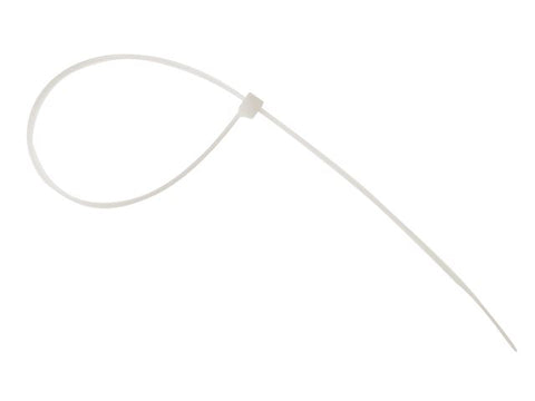 ForgeFix Cable Tie Natural/Clear 7.6 x 380mm (Bag 100)