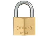 Abus Mechanical 65/40mm Brass Padlock Carded