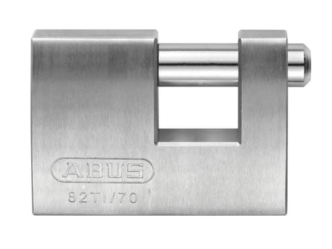 Abus Mechanical 82TI/70mm TITALIUM™ Shutter Padlock Carded