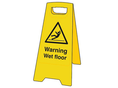 Scan Heavy-Duty 'A' Board: Warning Wet Floor