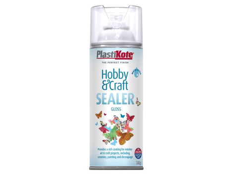 PlastiKote Hobby & Craft Sealer Spray Clear Gloss 400ml