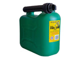 Silverhook Unleaded Petrol Can & Spout Green 5 litre