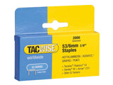 Tacwise 53 Light-Duty Staples 6mm (Type JT21  A) Pack 2000