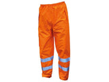 Scan Hi-Vis Orange Motorway Trousers - XL (44in)