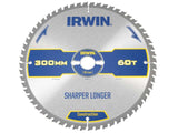 IRWIN Construction Table & Mitre Circular Saw Blade 300 x 30mm x 60T ATB