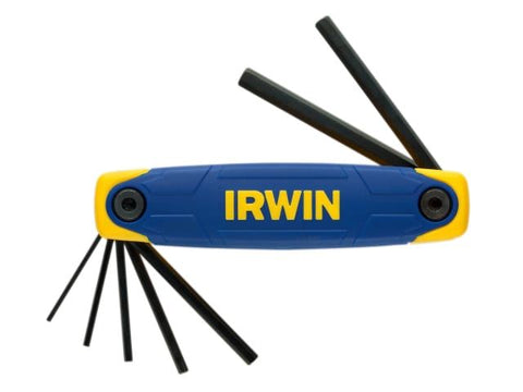 IRWIN Hex Key Folding Set of 7 Metric (2-8mm)