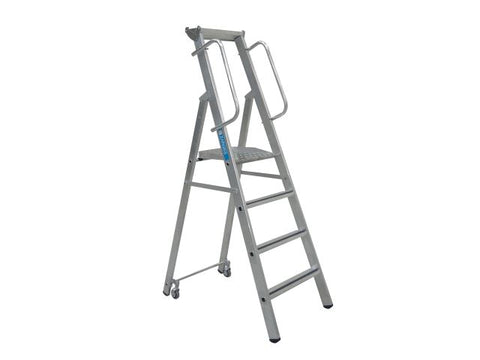 Zarges Mobile Mastersteps, Platform Height 1.32m 5 Rungs